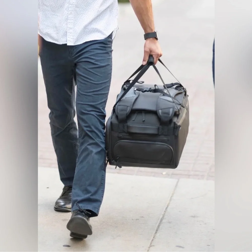 Black Travel Backpack - Sleek Everyday Carry